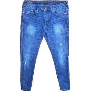 True Religion Halle Mid Rise Super Skinny Jeans Women's 28